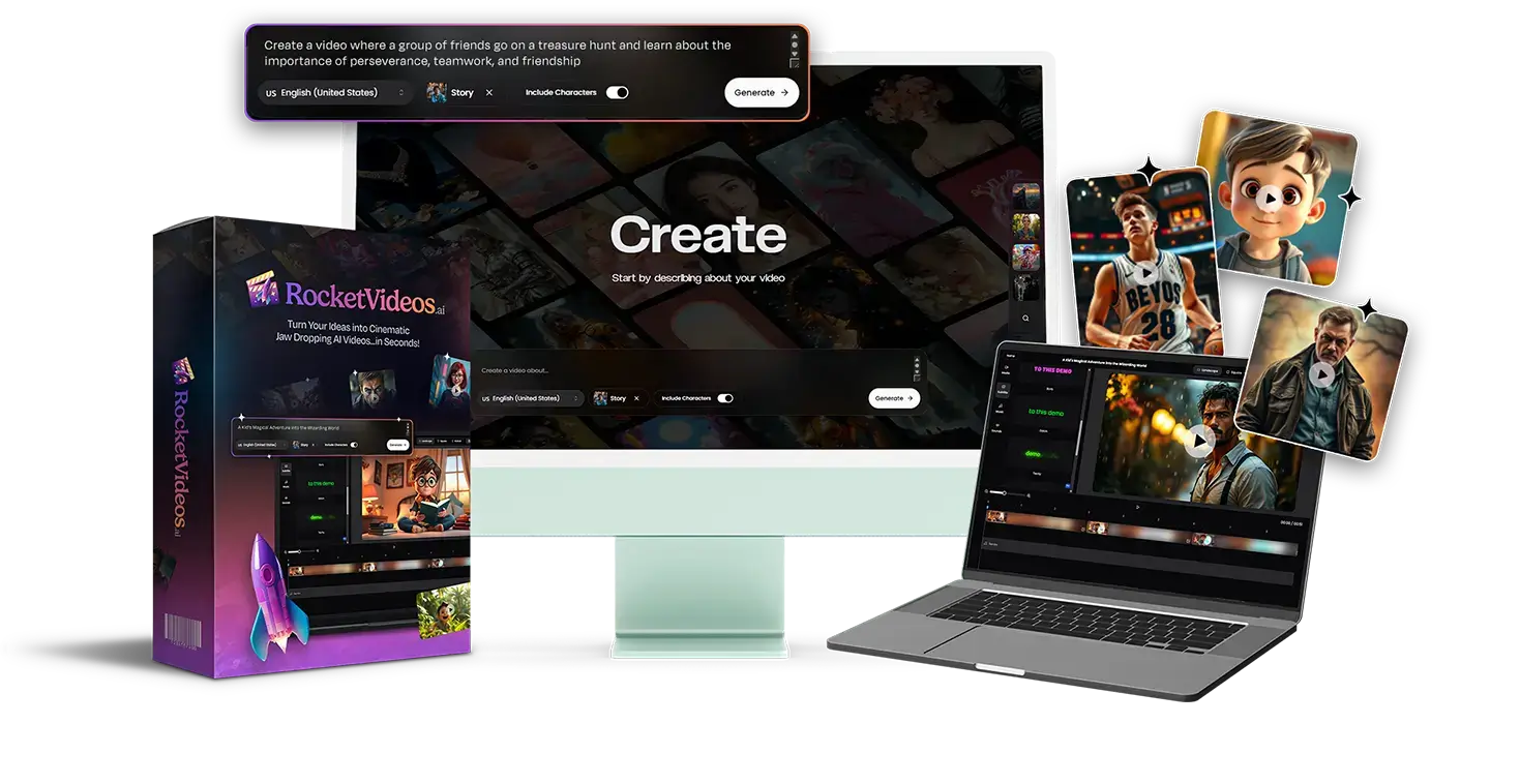 RocketVideos AI Review—Transform Ideas Into Studio-Quality Videos in 60 Seconds