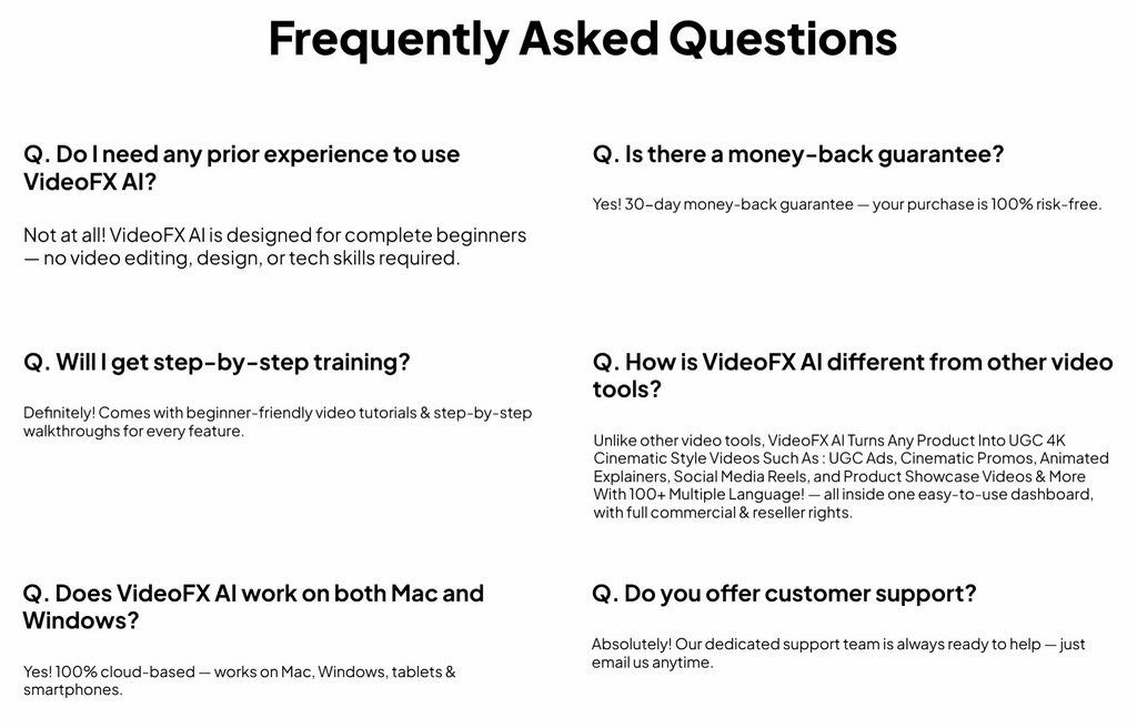 VideoFX AI Review