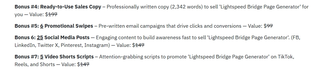 Lightspeed Bridge Page Generator Review